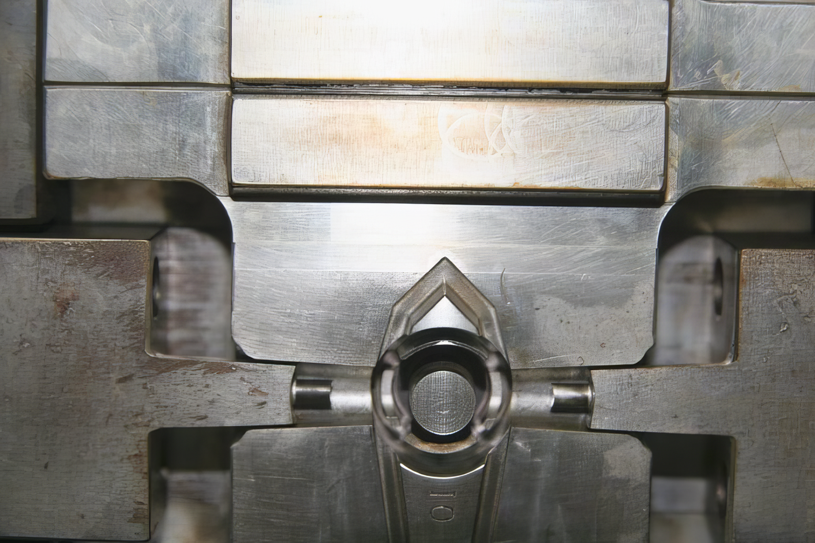 Molde después de la limpieza con hielo seco